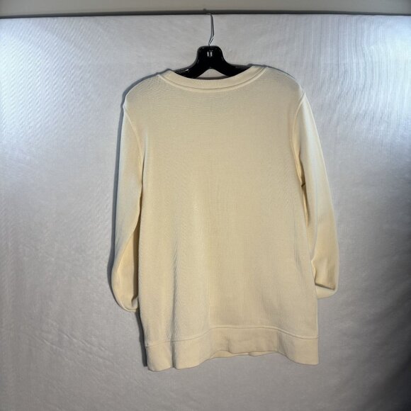 Duluth Trading Co. Beige Crewneck Sweatshirt M 100% Cotton - Picture 4 of 7
